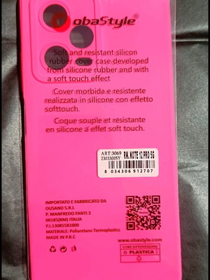 Θήκη Xiaomi Redmi Note 12 Pro 5G ροζ neon καινούργια