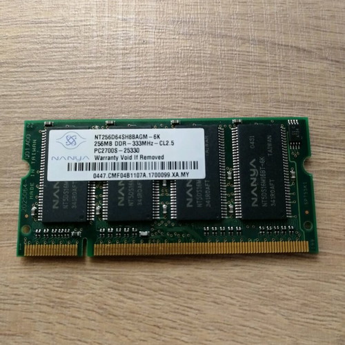Nanya 256MB PC2700s 333MHz So-Dimm used