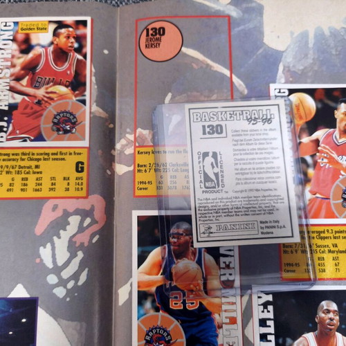 Panini NBA Basketball 1995-1996 album like new