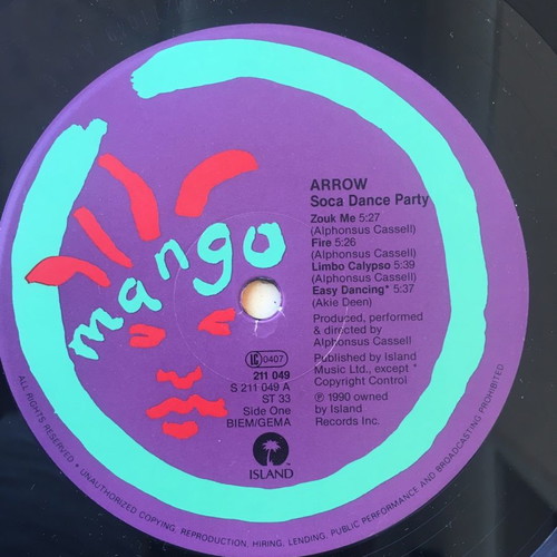 Arrow Soca Dance Party used