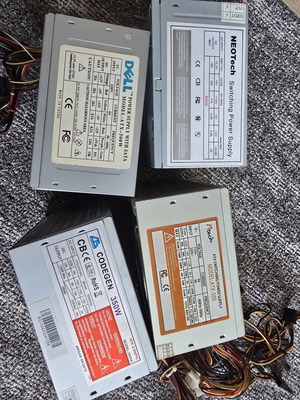 Power supplies used, pack of 4, working
