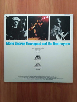 George Thorogood and The Destroyers More LP винил употребяван, 33 rpm, внос
