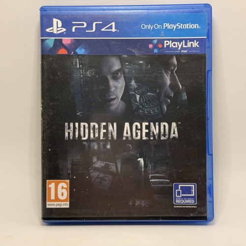 Hidden Agenda PS4 game used, action adventure