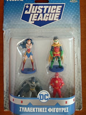 Justice League DC collectible figures new in sealed packaging