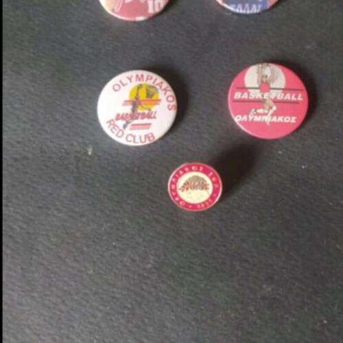 Olympiakos badges used, pack