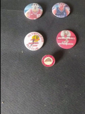 Olympiakos badges used, pack