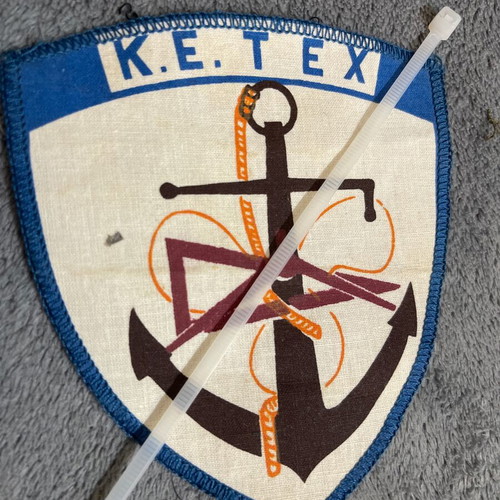 K.E.TEX Embroidered Military Navy Patch 1960