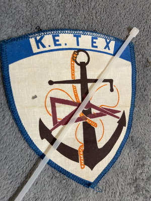 K.E.TEX Embroidered Military Navy Patch 1960