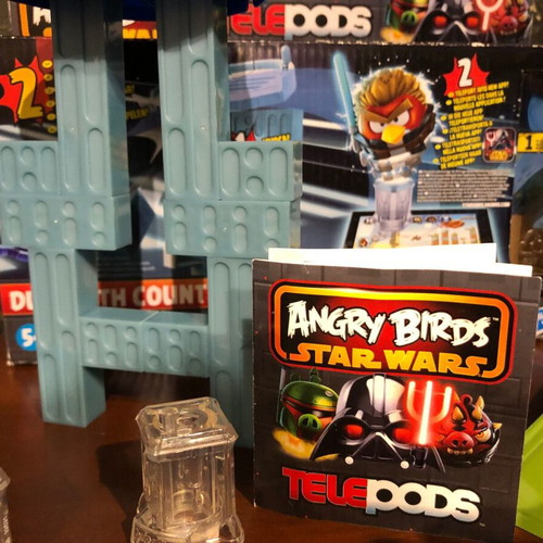 Angry Birds Star Wars Telepods collection like new with extra figures