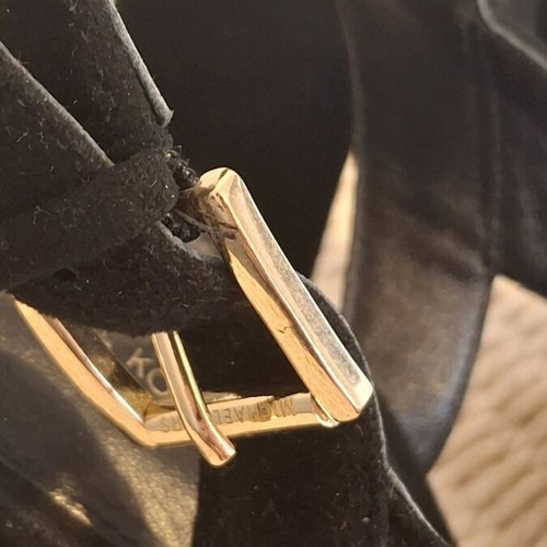 Michael Kors leather sandals like new, size 38, black