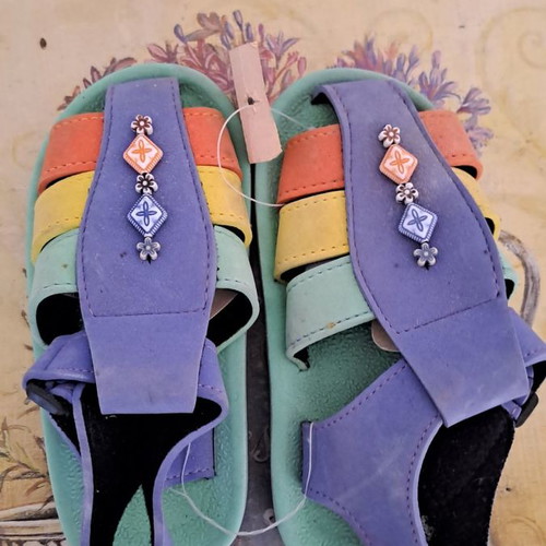 Sandals new, sizes 26, 24, 23, green