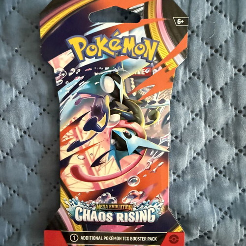Greninja Sleeved Chaos Rising booster pack, excellent condition