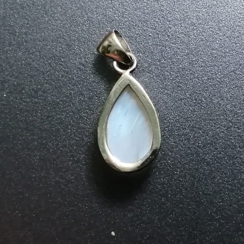 Silver pendant 925 handmade with natural moonstone, new