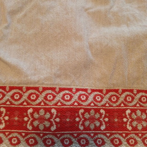 Vintage kitchen apron with traditional folk art motifs 1950