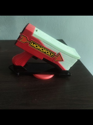 Monopoly Money Gun board game like new