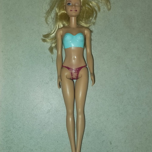 Barbie doll used