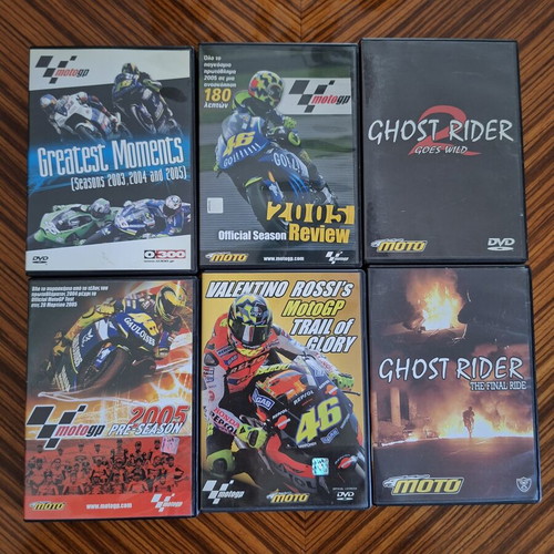 Moto DVD set, 6 discs