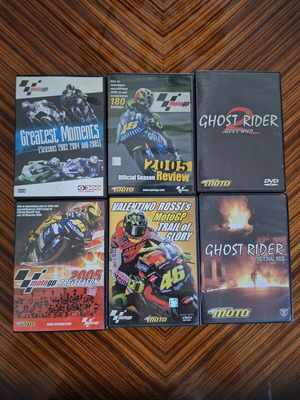 Moto DVD set, 6 discs