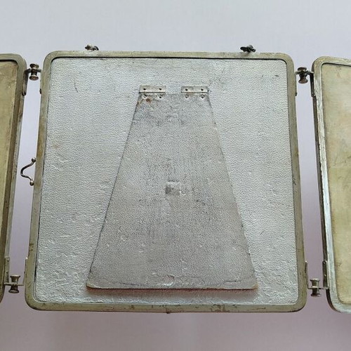 Triple Wall and Table Mirror with Bird Motif used