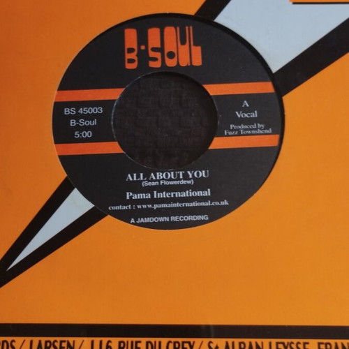 Pama International All About You 7" сингъл, B-Soul Records, реге