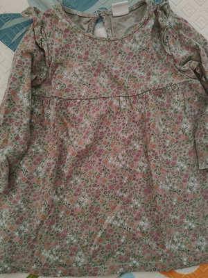 Girls dress H&M like new, floral, 74 cm