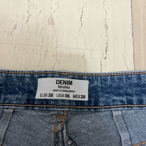 Bershka denim shorts blue new, size M 38 10