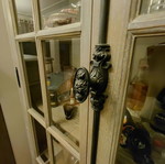 English Cottage style display cabinet, 2.30 x 1.10 x 0.40 m