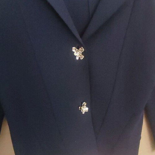 Zara cardigan blue new, size Medium with silver buttons