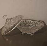 Crystal fondue pot used
