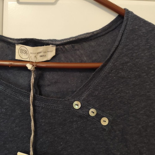 Bsb Jeans Oversized μπλούζα small καινούργια, 50% λινό 50% βισκόζη
