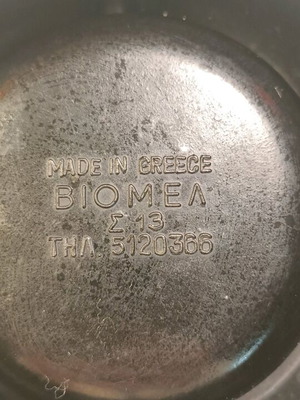 Promotional ashtray used Tsantali ouzo from Greek tavern 70s