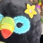 Squishmallows Tropical Mystery Squad μαύρο πουλί τουκάν λούτρινο καινούργιο
