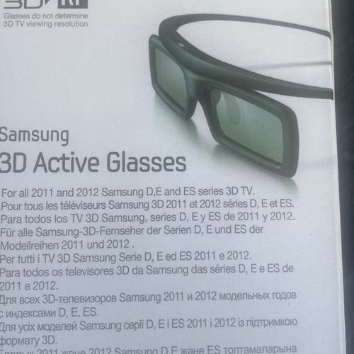 Samsung 3D active glasses, pack of 4