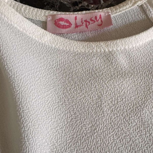 Lipsy London women's summer blouse white like new size M