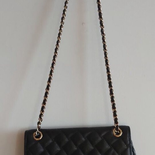 Sisley shoulder bag black PU leather like new
