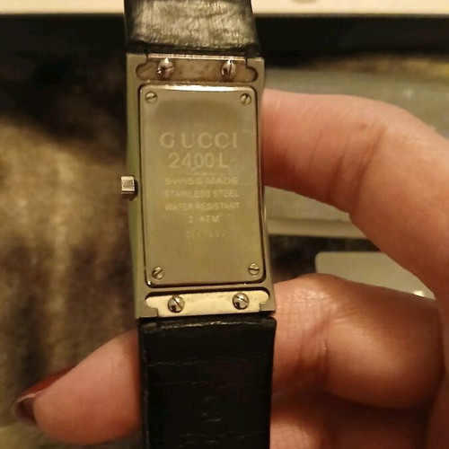 Gucci wristwatch women's used, black