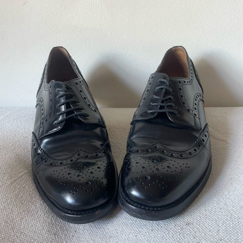 Church's Burwood used leather brogue shoes size 38.5 black