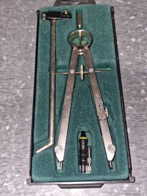 Used compass with case