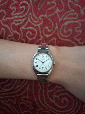 Vintage Midas mechanical wristwatch 17 Rubis used, non-working