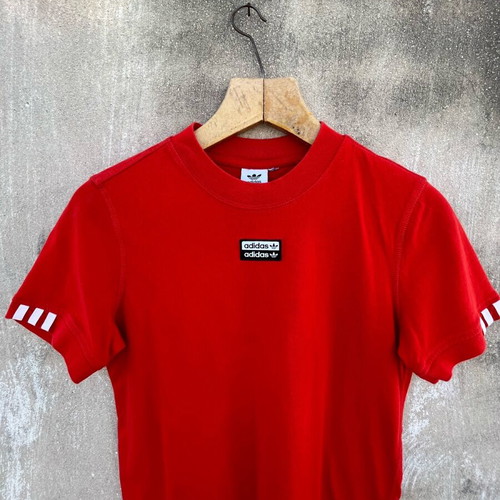 Adidas T-shirt used, size S, red