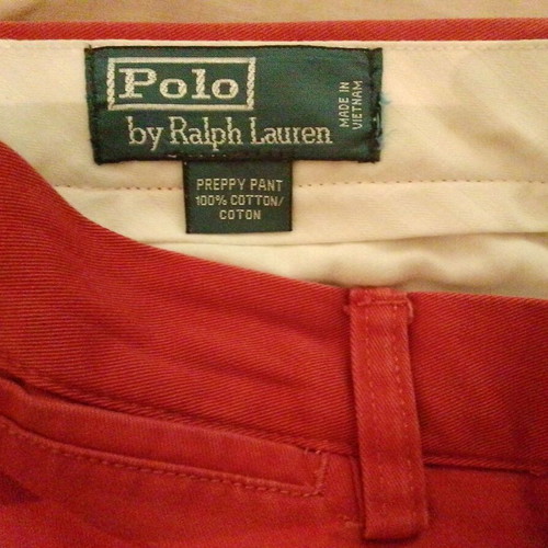 Polo Ralph Lauren men's pants like new, red, size M