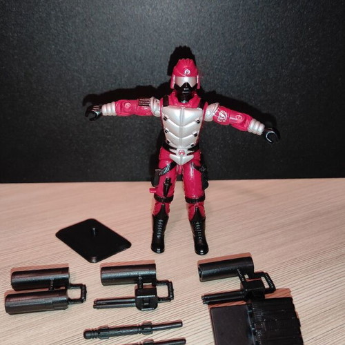 G.I.JOE Crimson Guard Immortal (v1) 1991 figure used, almost complete