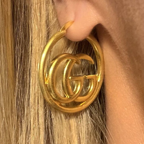 Gucci GG Hoop gold-tone earrings