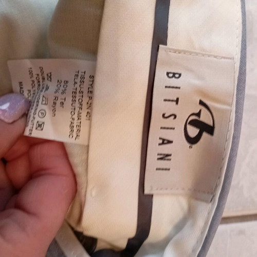 Men's pants new, gray, waist 40