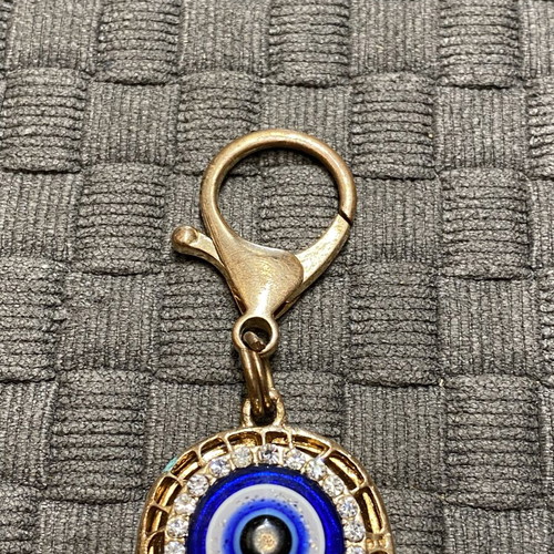 Hamsa Hand Keychain with Rhinestones new