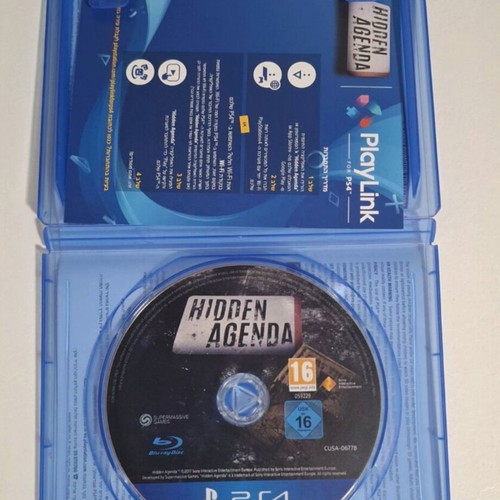 Hidden Agenda PS4 game used