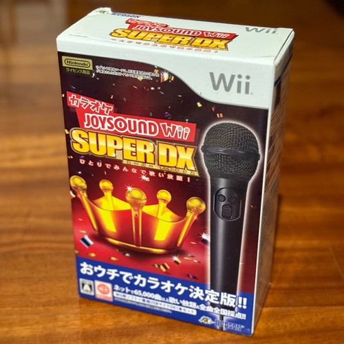 Karaoke Joysound Wii Super DX like new, complete in box