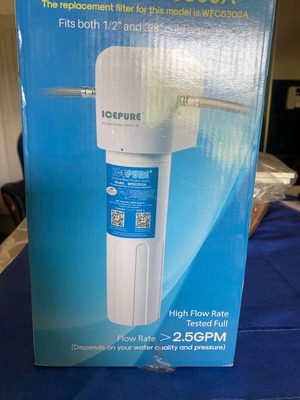 Icepure WFS5300A under sink water filter new