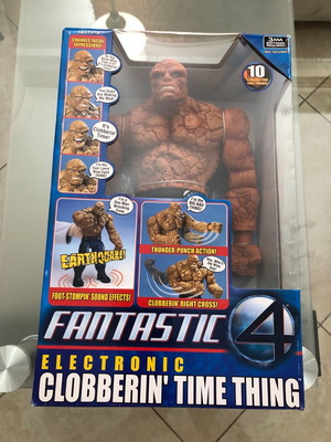 Electronic Clobberin' Time The Thing φιγούρα 13 ιντσών καινούργια, Fantastic Four