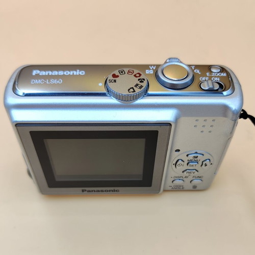 Panasonic Lumix DMC-LS60 camera used with AV cable and 512MB memory card